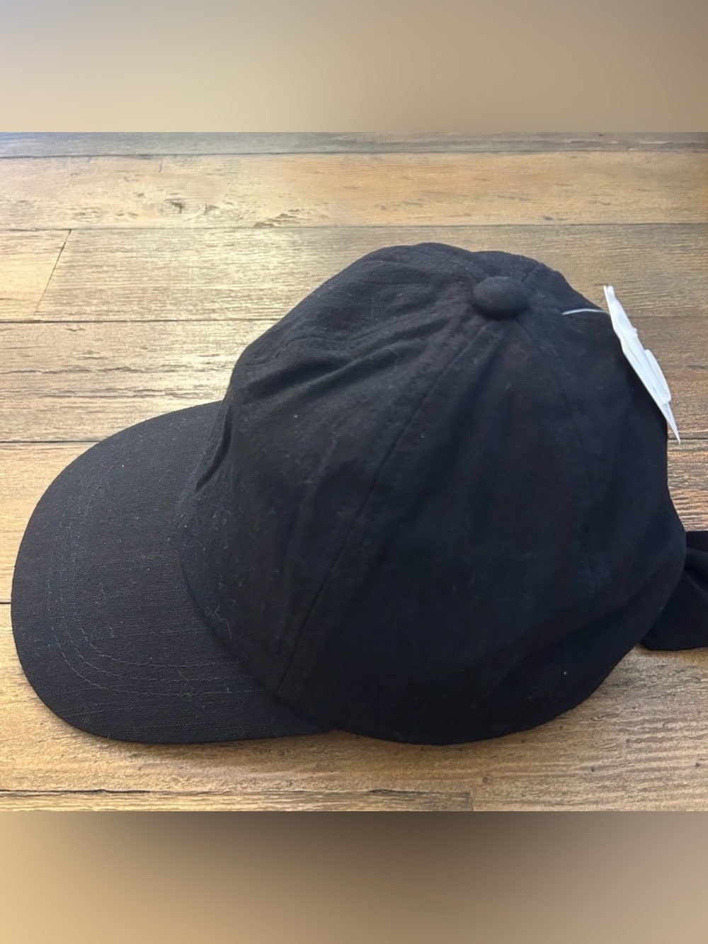 A NEW DAY Black Cap with Bow Accent